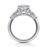 Commit - 14K White Gold Oval Diamond Engagement Ring - 0.64 ct