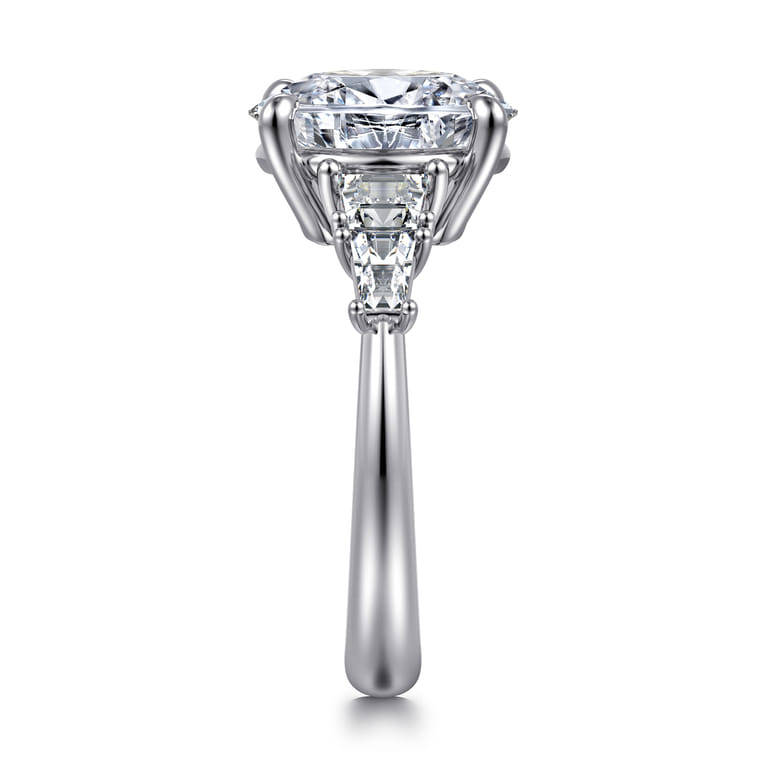 Commit - 14K White Gold Oval Diamond Engagement Ring - 0.64 ct - Shot 4
