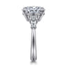 Commit - 14K White Gold Oval Diamond Engagement Ring - 0.64 ct