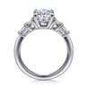 Commit - 14K White Gold Oval Five Stone Diamond Engagement Ring - 0.6 ct