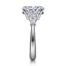 Commit - 14K White Gold Oval Five Stone Diamond Engagement Ring - 0.6 ct