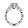 Andray - 14K White Gold Pear Shape Diamond Engagement Ring - 0.7 ct