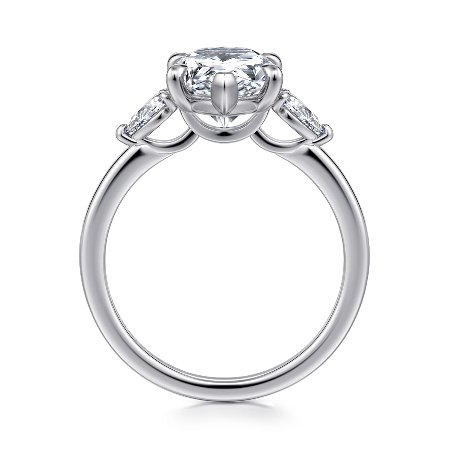Adalia - 14K White Gold Diamond Engageme - 0.3 ct - Shot 2