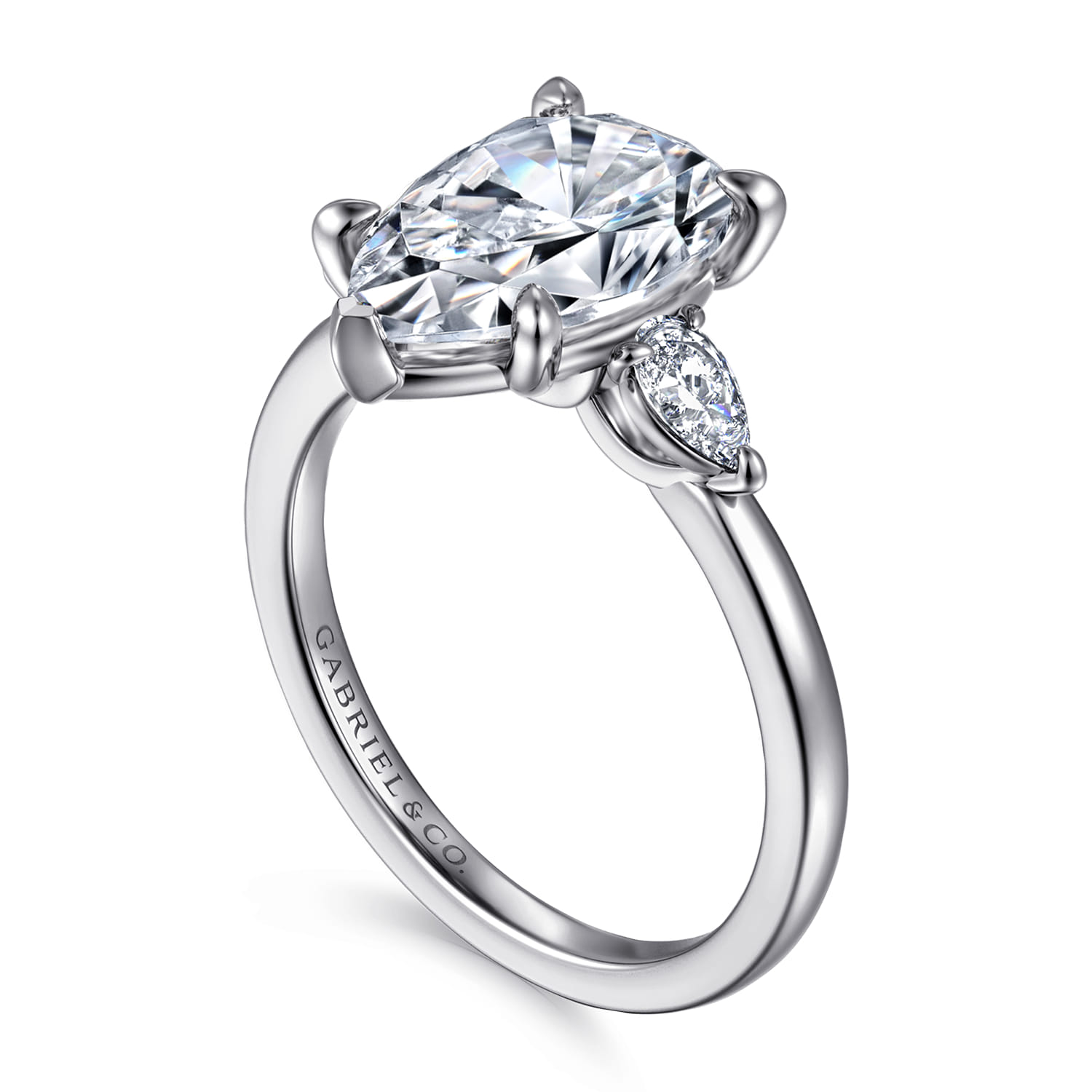 Adalia - 14K White Gold Diamond Engageme - 0.3 ct - Shot 3