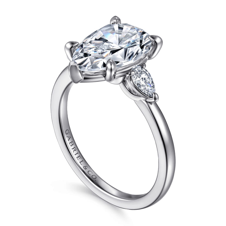 Adalia - 14K White Gold Diamond Engageme - 0.3 ct - Shot 3