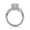 Alexa - 14K White Gold Pear Shape Diamond Engagement Ring - 0.5 ct