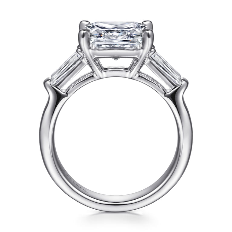 14K White Gold Diamond Engagement Ring - 0.5 ct - Shot 2