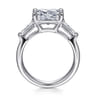 14K White Gold Diamond Engagement Ring - 0.5 ct