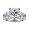 14K White Gold Diamond Engagement Ring - 0.5 ct