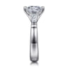 14K White Gold Diamond Engagement Ring - 0.5 ct