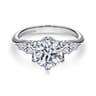 Rosario - 14K White Gold Diamond Engagement Ring - 0.4 ct
