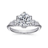 Rosario - 14K White Gold Diamond Engagement Ring - 0.4 ct