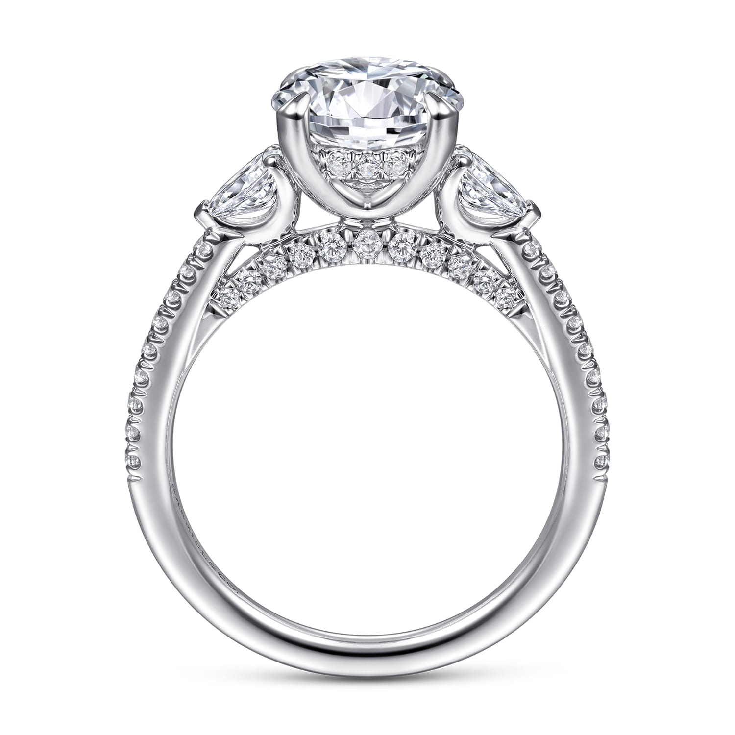 Holloway - 14K White Gold Diamond Engagement Ring - 0.56 ct - Shot 2