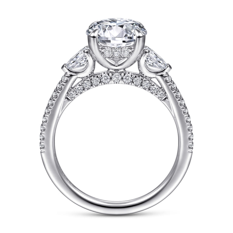 Holloway - 14K White Gold Diamond Engagement Ring - 0.56 ct - Shot 2