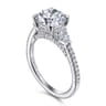 Holloway - 14K White Gold Diamond Engagement Ring - 0.56 ct