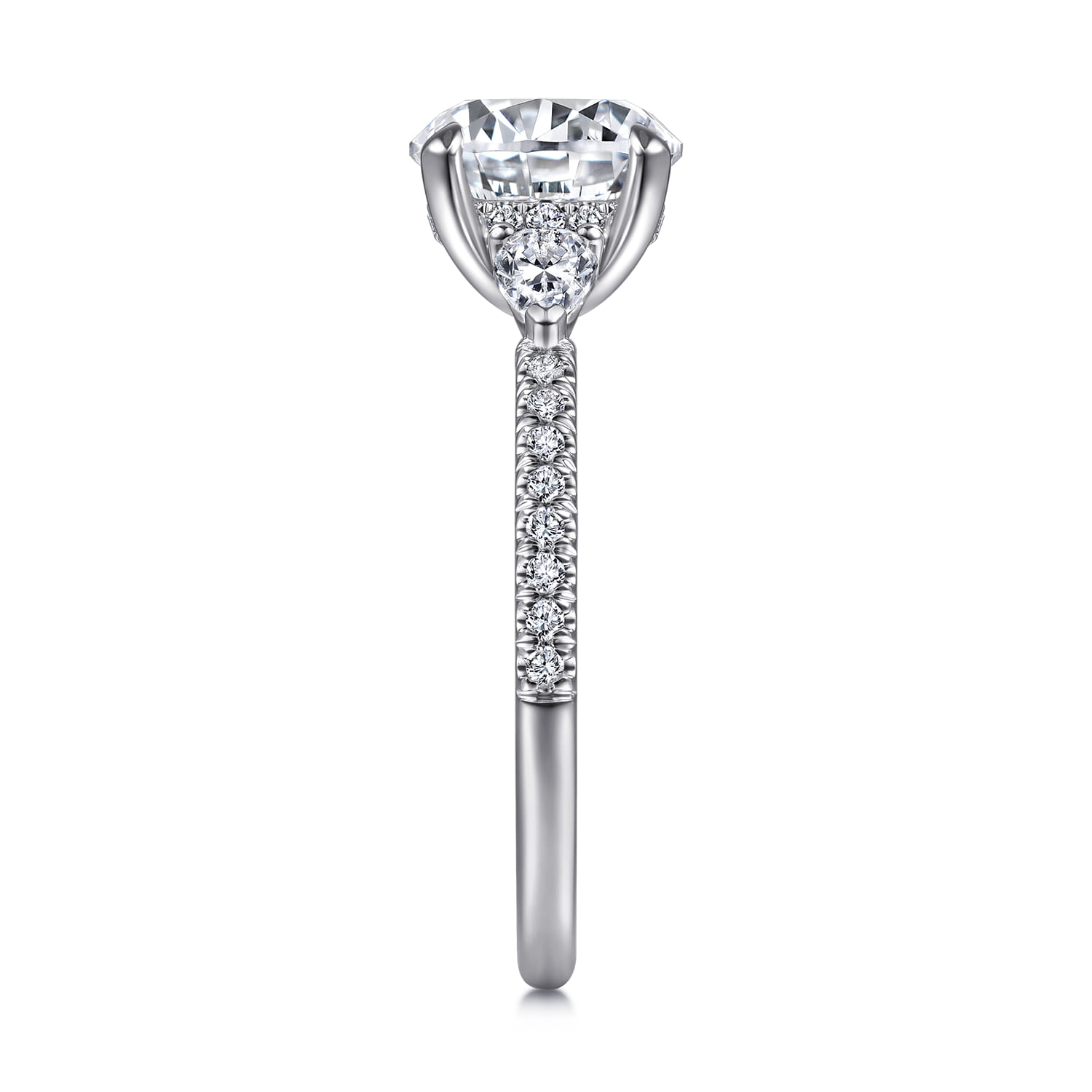 Holloway - 14K White Gold Diamond Engagement Ring - 0.56 ct - Shot 5