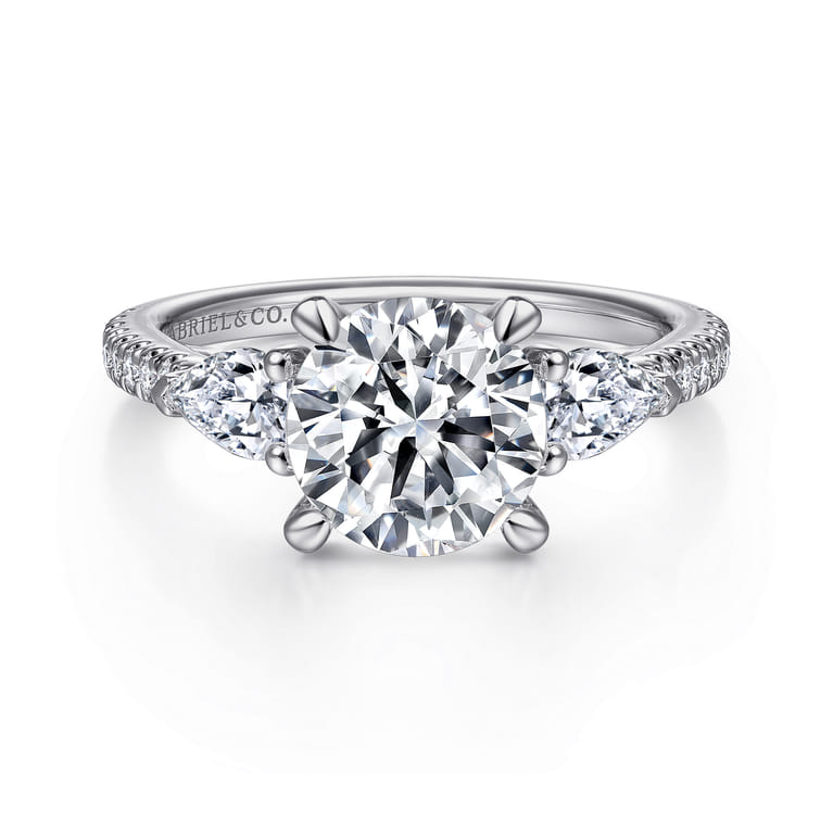 Holloway - 14K White Gold Diamond Engagement Ring - 1.03 ct - Shot 1