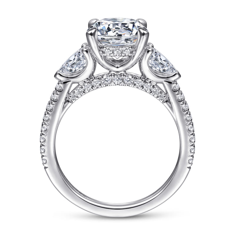Holloway - 14K White Gold Diamond Engagement Ring - 1.03 ct - Shot 2