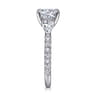 Holloway - 14K White Gold Round 3 Stone Diamond Engagement Ring - 1.5 ct