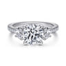 Wilda - 14K White Gold Diamond Engagement Ring - 0.82 ct