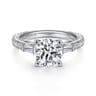 Yanna - 14K White Gold Diamond Engagement Ring - 0.65 ct