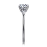 Acacia - 14K White Gold Round Three Stone Diamond Engagement Ring - 0.3 ct