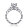 Hollie - 14K White Gold Round Diamond Engagement Ring - 0.6 ct