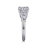 Hollie - 14K White Gold Round Diamond Engagement Ring - 0.6 ct