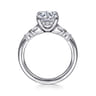 Chana - 14K White Gold Round Diamond Engagement Ring - 0.3 ct