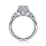 Nilla - 14K White Gold Round Diamond Engagement Ring - 0.5 ct
