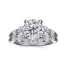 Nilla - 14K White Gold Round Diamond Engagement Ring - 0.5 ct