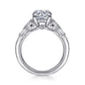 Nella - 14K White Gold Five Stone Round Diamond Engagement Ring - 0.7 ct