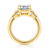 Andre - 14K Yellow Gold Emerald Cut Diamond Engagement Ring - 0.5 ct