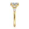 Cian - 14K Yellow Gold Oval Five Stone Diamond Engagement Ring - 0.34 ct
