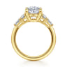 Commit - 14K Yellow Gold Oval Diamond Engagement Ring - 0.64 ct