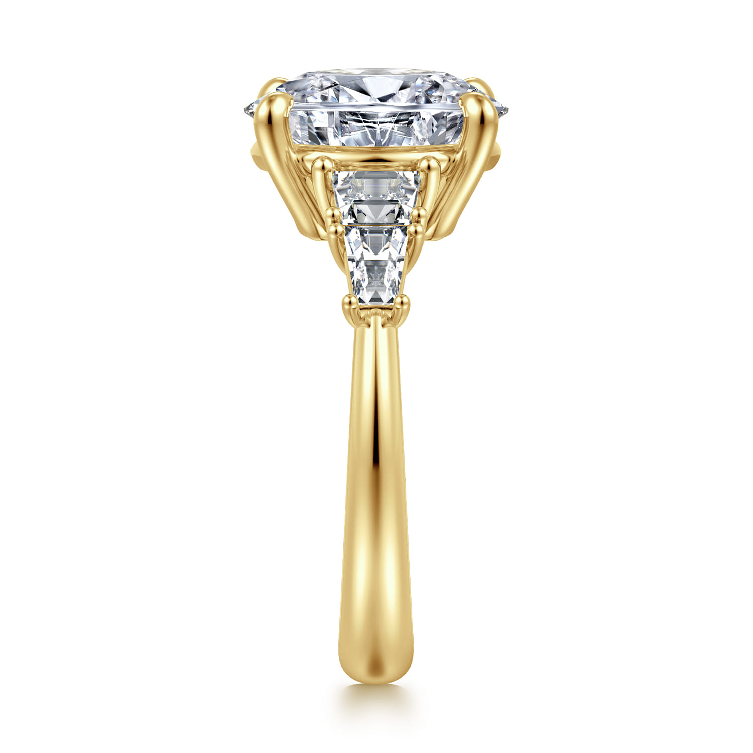Commit - 14K Yellow Gold Oval Diamond Engagement Ring - 0.64 ct - Shot 4