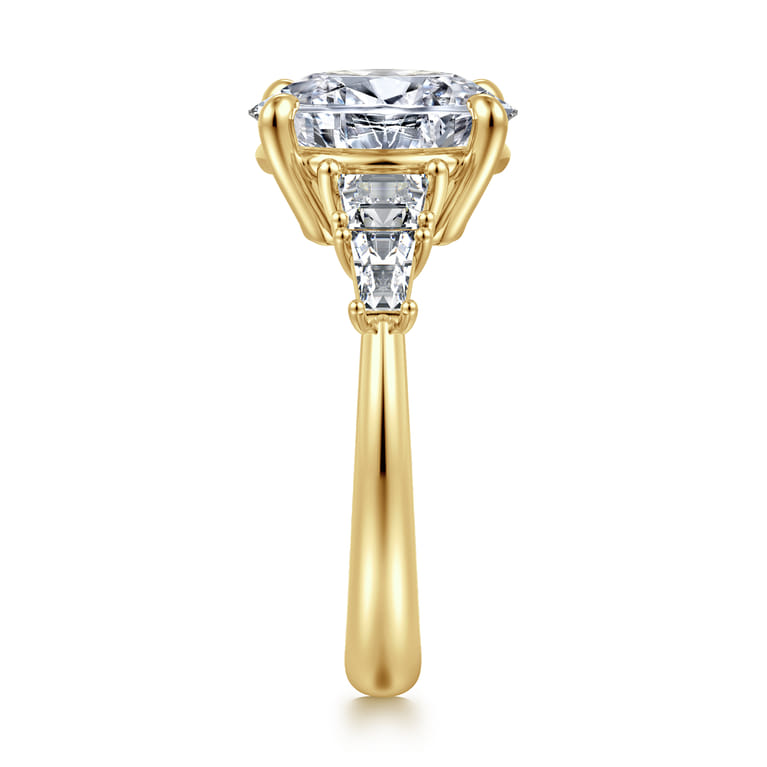 Commit - 14K Yellow Gold Oval Diamond Engagement Ring - 0.64 ct - Shot 4