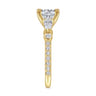 Collin - 14K Yellow Gold Diamond Engagement Ring - 0.65 ct