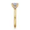 Acacia - 14K Yellow Gold Three Stone Round Diamond Engagement Ring - 0.3 ct