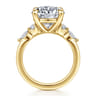 Cian - 14K Yellow Gold Round Five Stone Diamond Engagement Ring - 0.34 ct