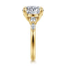 Cian - 14K Yellow Gold Round Five Stone Diamond Engagement Ring - 0.34 ct