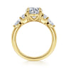 Cian - 14K Yellow Gold Round Five Stone Diamond Engagement Ring - 0.34 ct