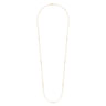 32 inch 14K Yellow Gold Chain Necklace with Twisted Tube Stations