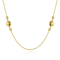 32 inch 14K Yellow Gold Necklace