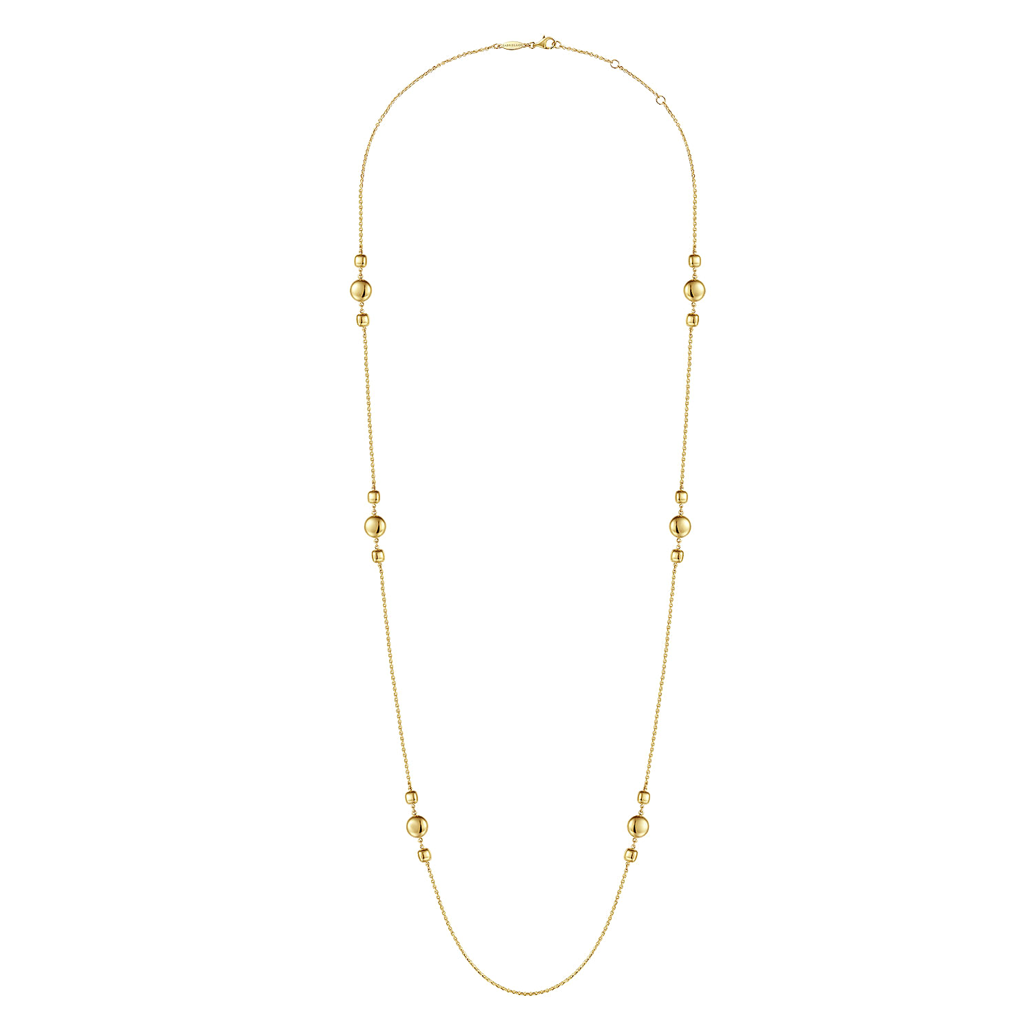 32 inch 14K Yellow Gold Station Necklace