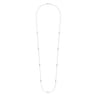 36 inch 925 Sterling Silver Beaded Necklace