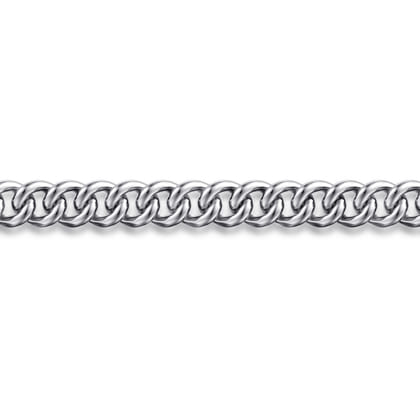 3mm 925 Sterling Silver Men's Solid Cuban Link Chain Bracelet 