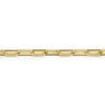 4.40mm 14K Yellow Gold Men's Hollow Elongated Link Chain Bracelet