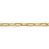 4.50mm 14K Yellow Gold Men's Solid Elongated Link Chain Bracelet
