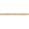 4mm 14K Yellow Gold Men's Hollow Link Chain Bracelet
